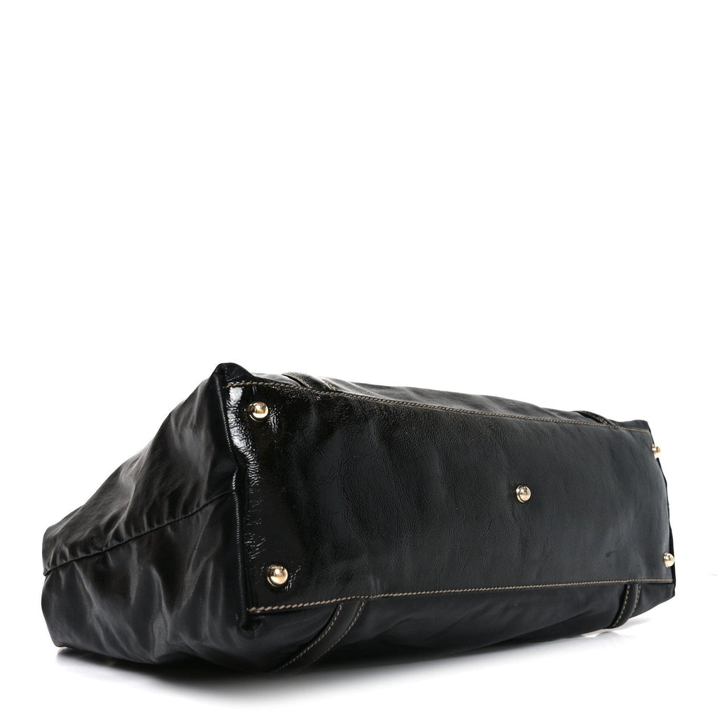 Gucci Dialux Medium Britt Tote Black
