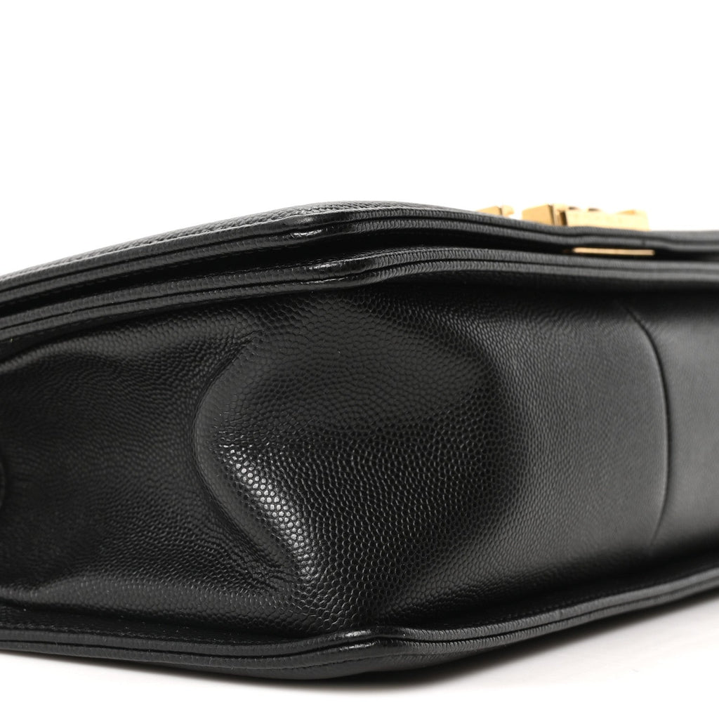 Chanel Caviar Quilted Medium Boy Flap Black