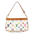 Louis Vuitton Monogram Multicolor Pochette Accessories White