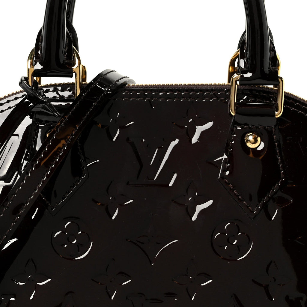 Louis Vuitton Vernis Alma BB Amarante