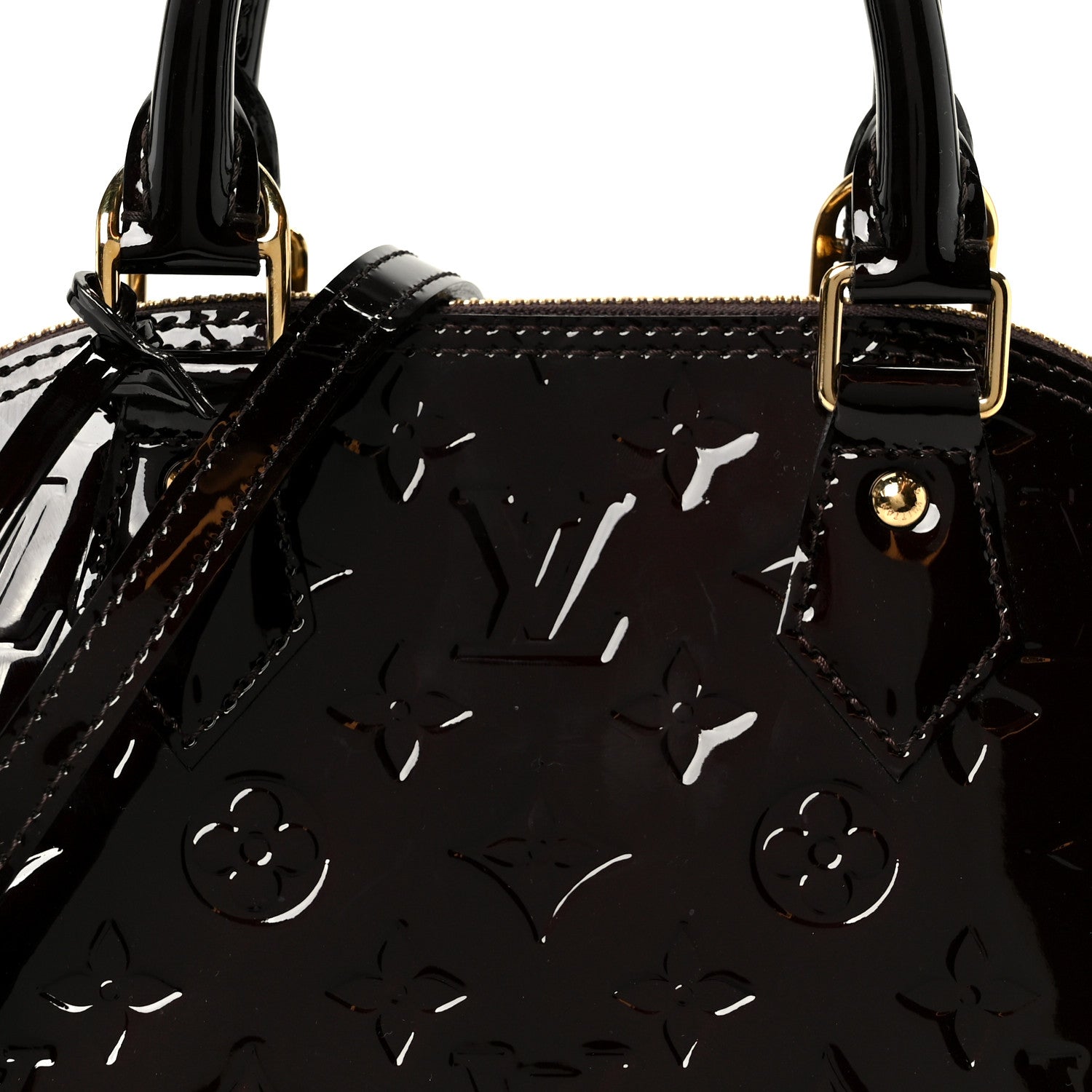 Louis Vuitton Vernis Alma BB Amarante