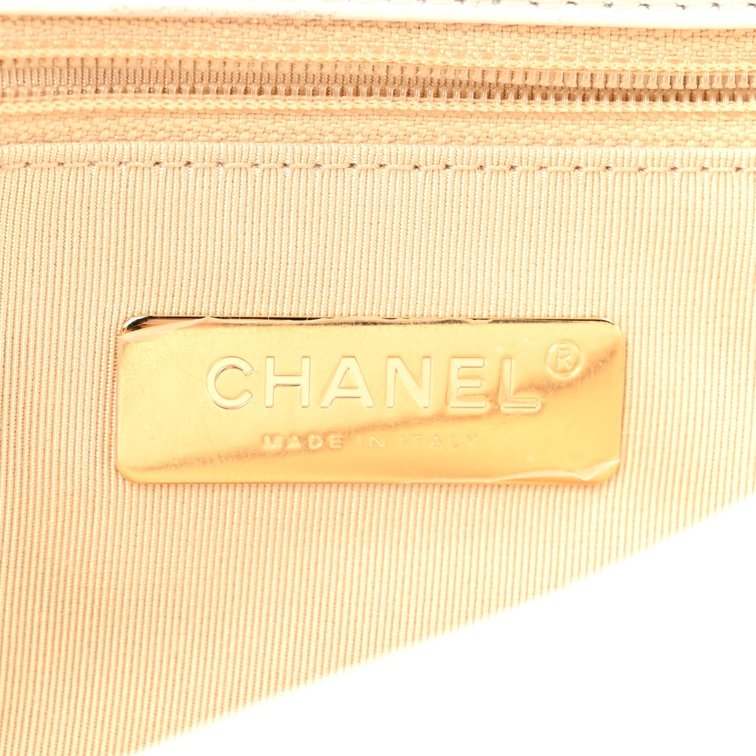 Chanel Goatskin Quilted Medium Chanel 19 Flap White