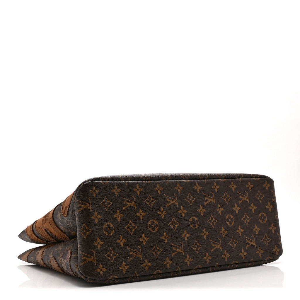 Louis Vuitton Monogram Landscape Shopper Tote MM Brown