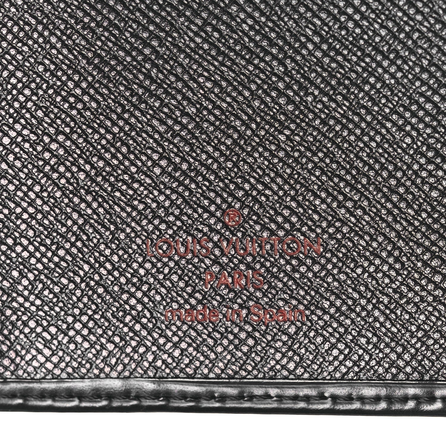 Louis Vuitton Epi Pocket Agenda Cover Black