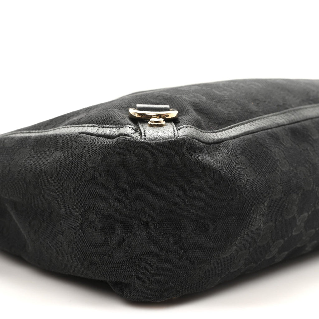 Gucci Monogram Large Abbey Tote Black