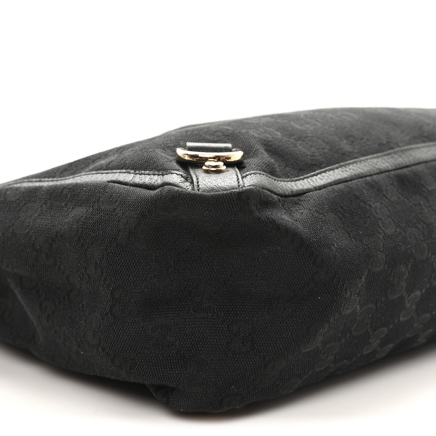 Gucci Monogram Large Abbey Tote Black