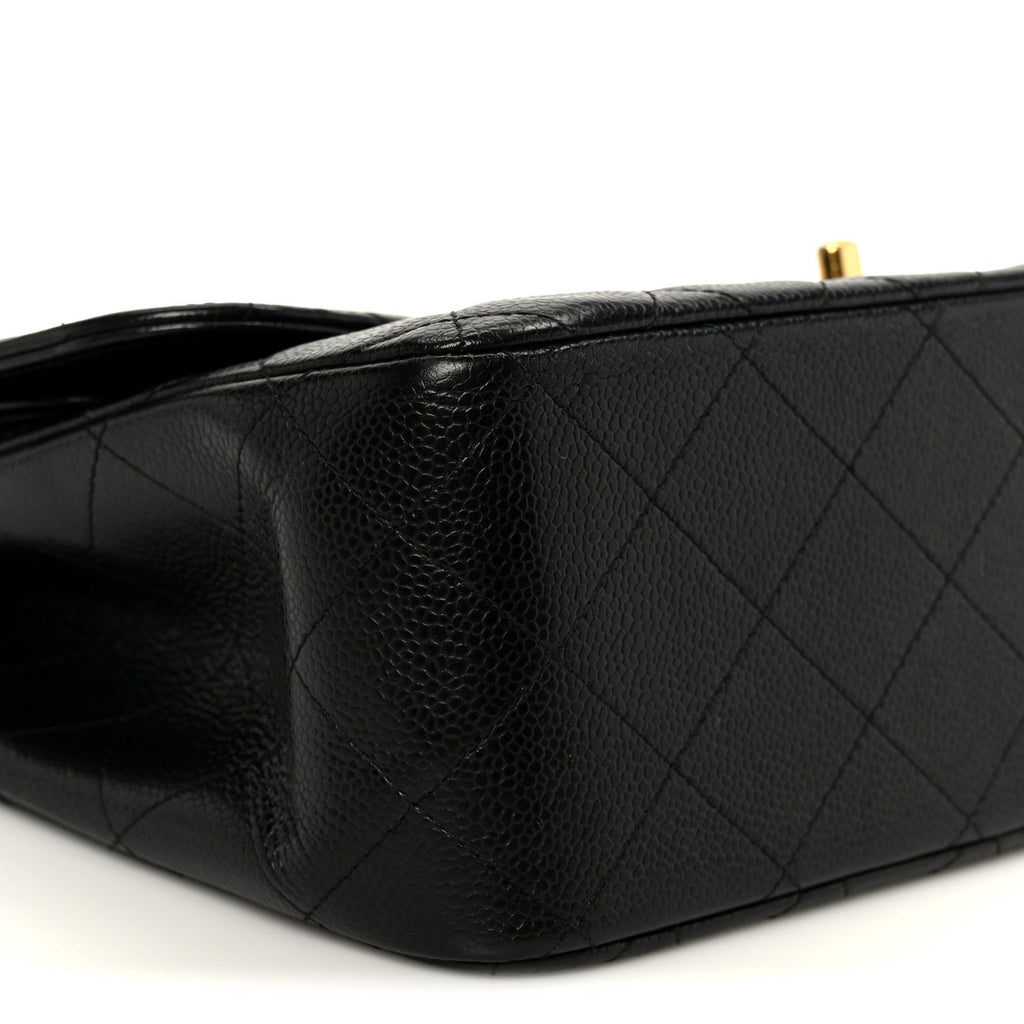 Chanel Caviar Quilted Jumbo Double Flap Black