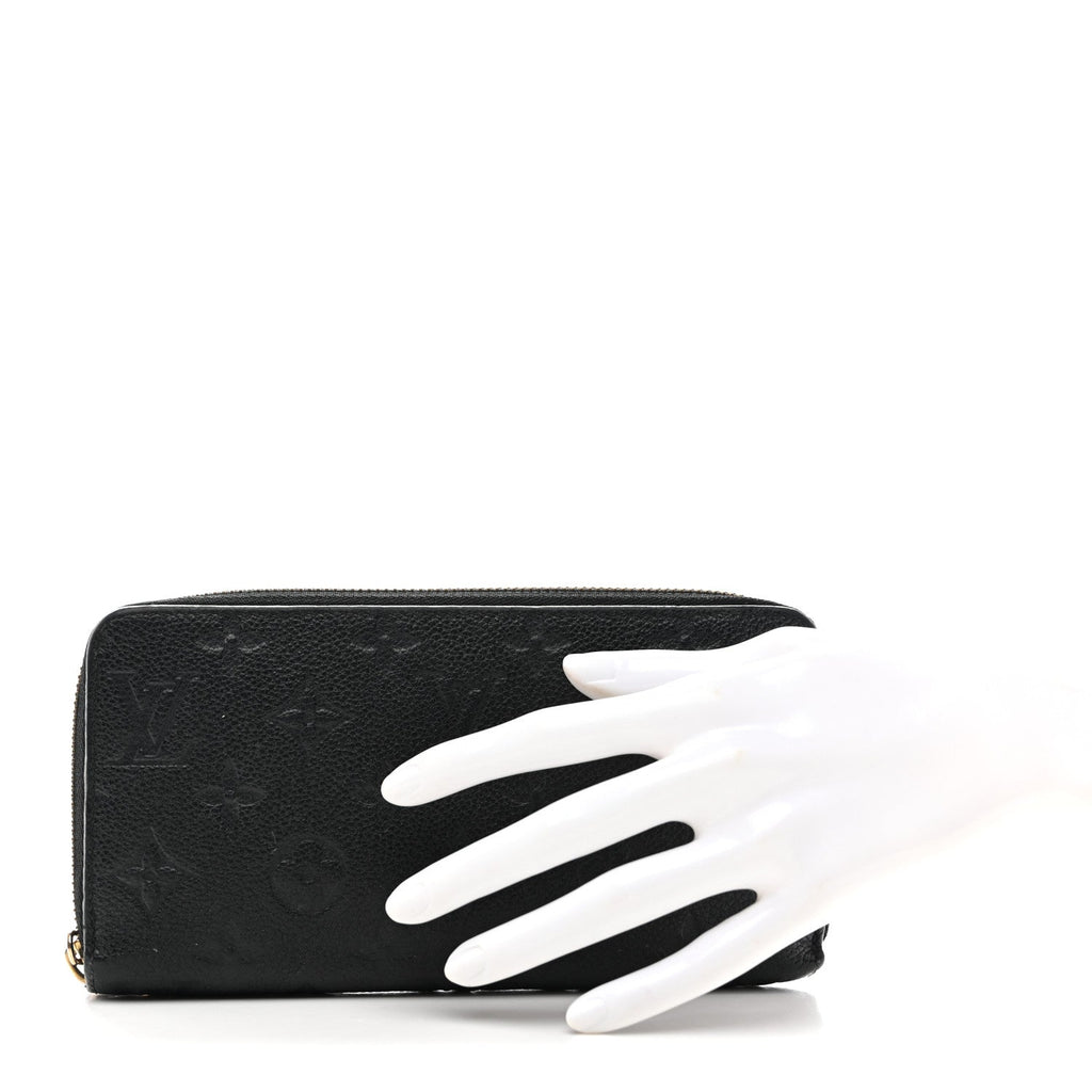 Louis Vuitton Empreinte Zippy Wallet Black