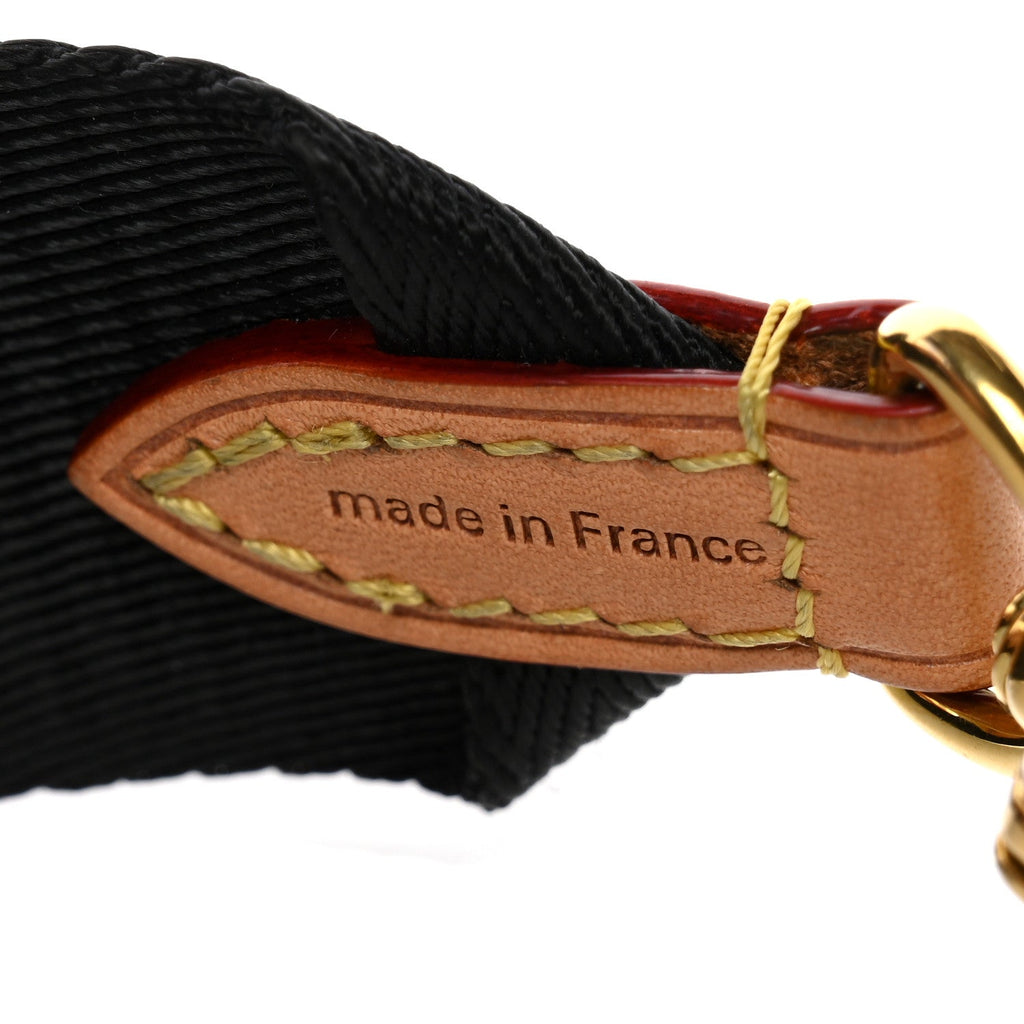 Louis Vuitton Monogram Multi Pochette Accessories Bandouliere Shoulder Strap Black