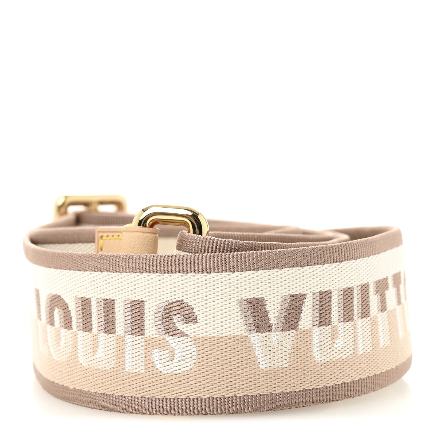 Louis Vuitton Jacquard Speedy Bandouliere 20 Shoulder Strap Beige
