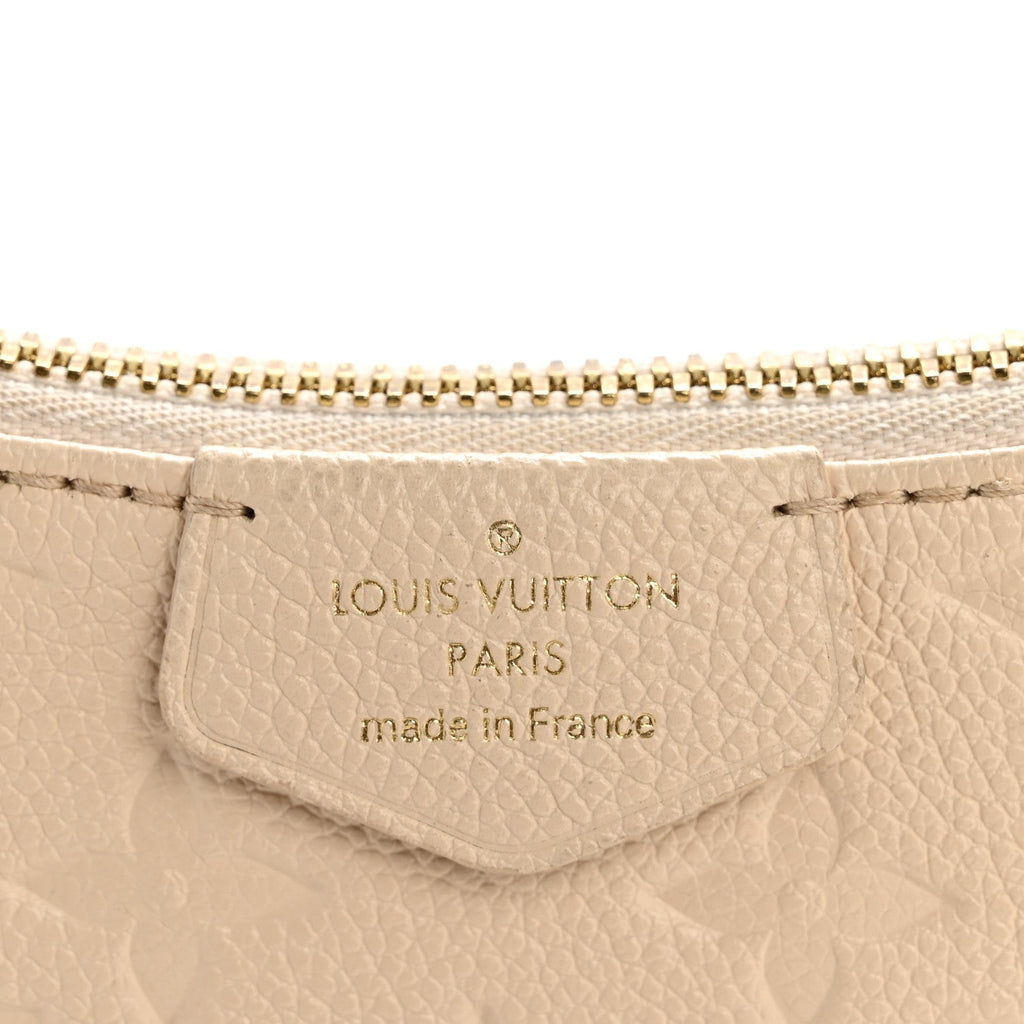 Louis Vuitton Empreinte Easy Pouch On Strap Cream