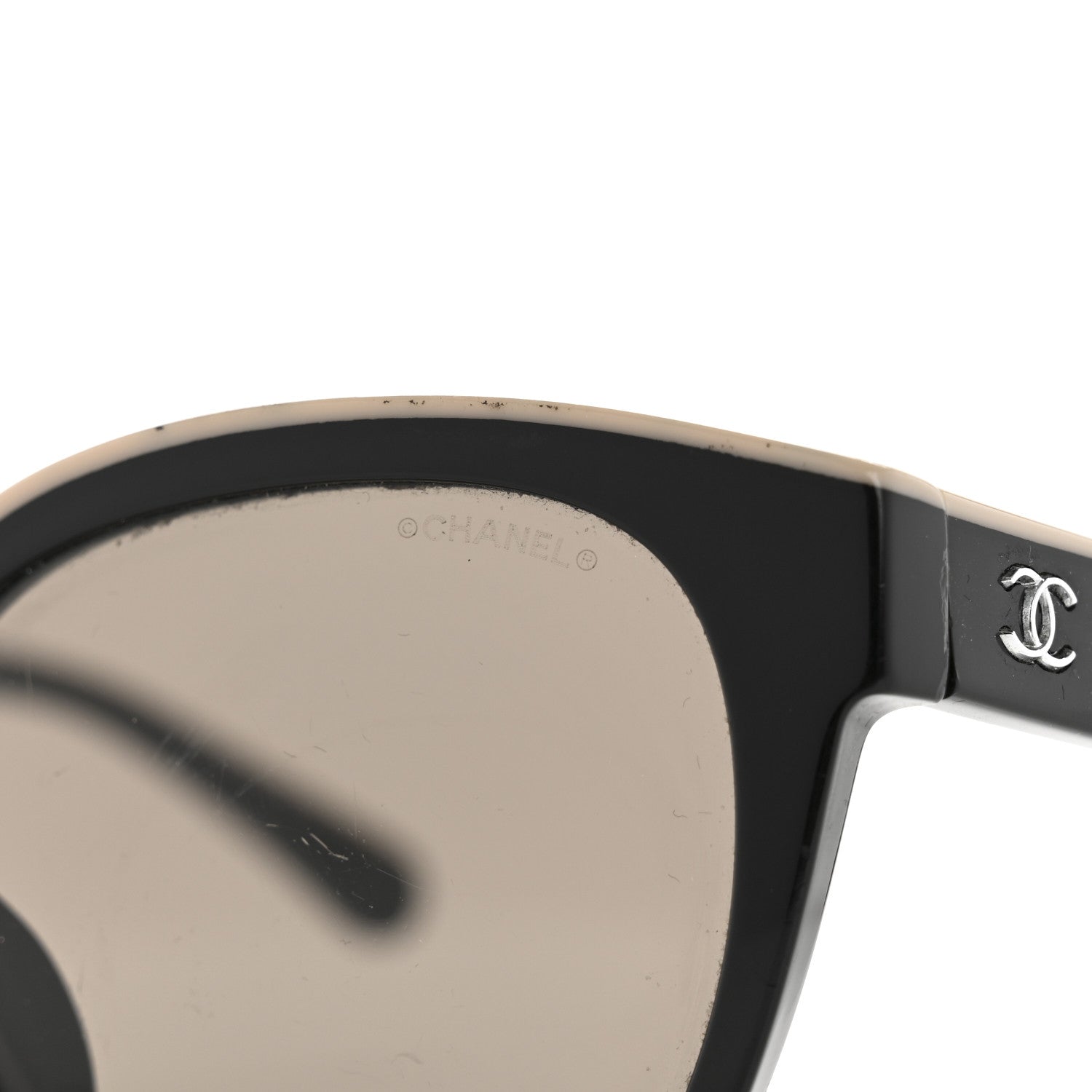 Acetate CC Butterfly Sunglasses 5414-A Black Beige