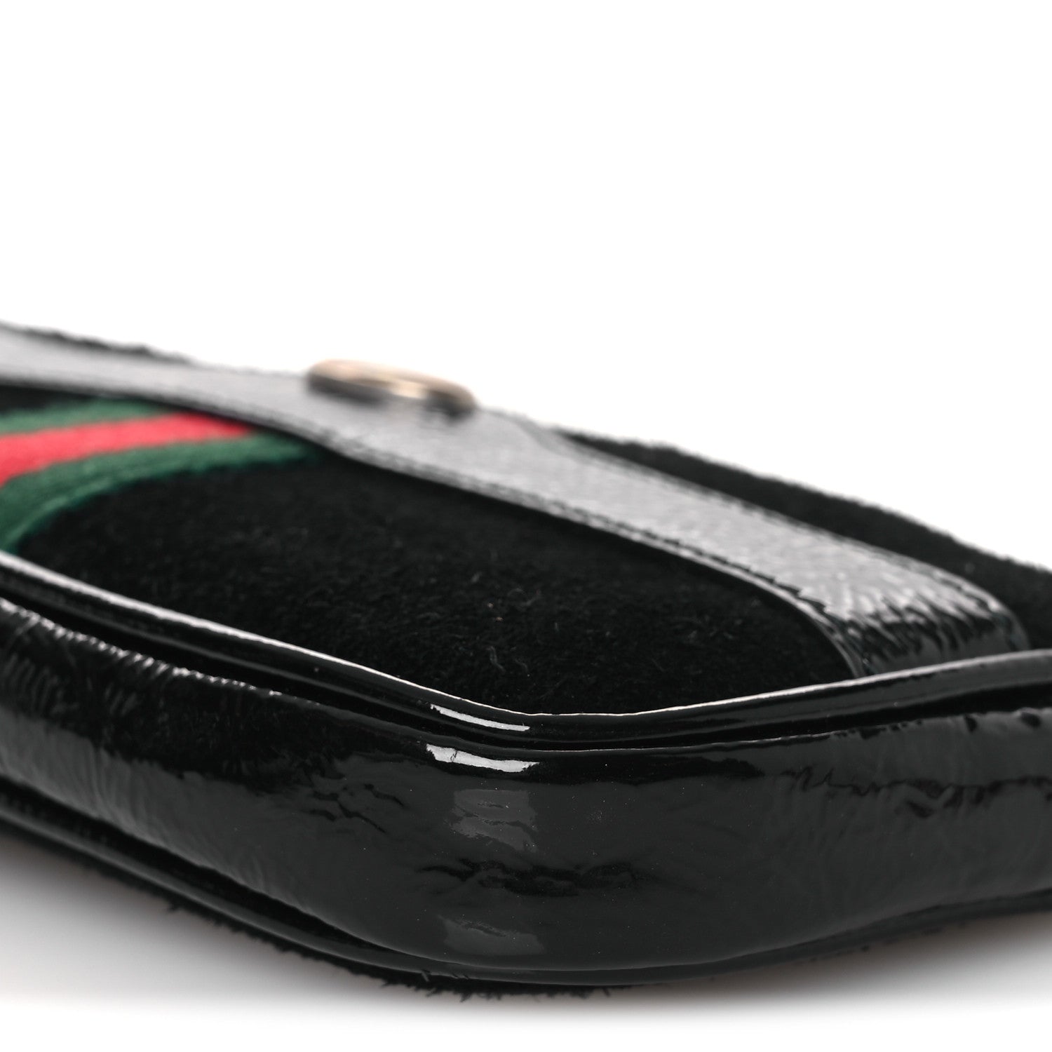 Gucci Suede Patent Ophidia Belted iPhone Case 85 34 Black
