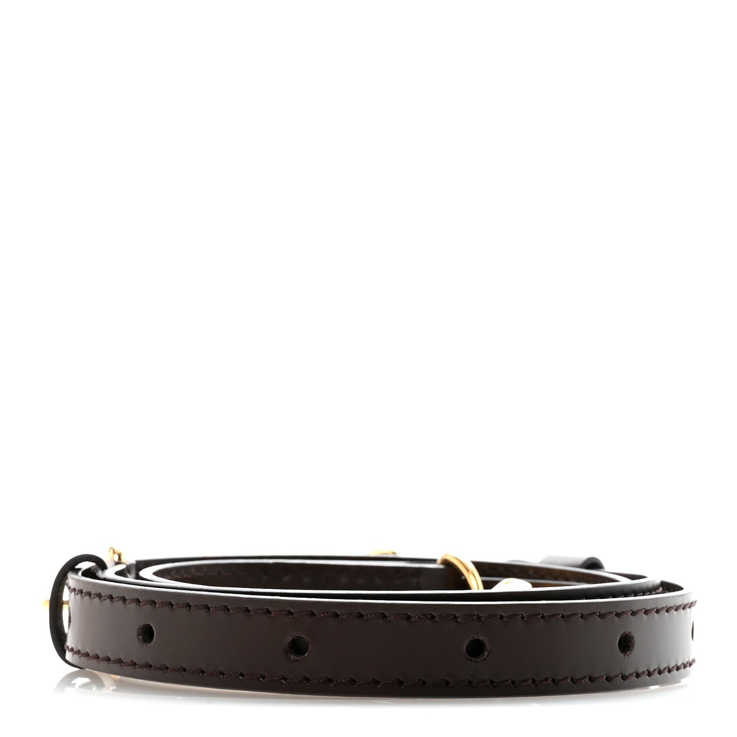 Louis Vuitton Calfskin 16mm Adjustable Shoulder Strap Ebene