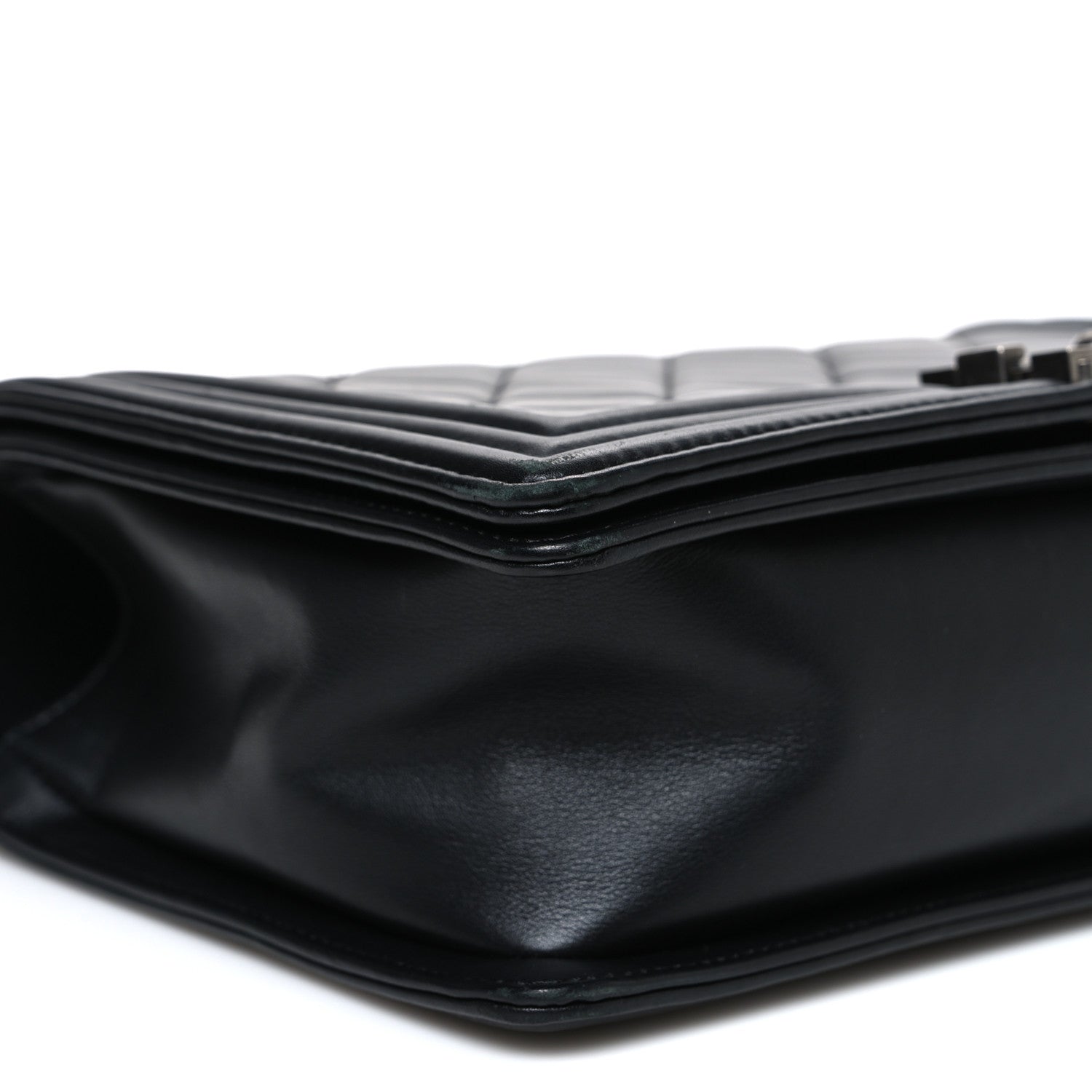 Chanel Lambskin Quilted New Medium Boy Flap Black