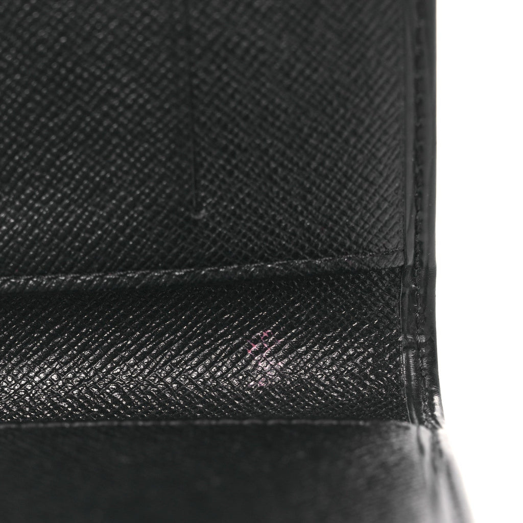 Louis Vuitton Epi Pocket Agenda Cover Black