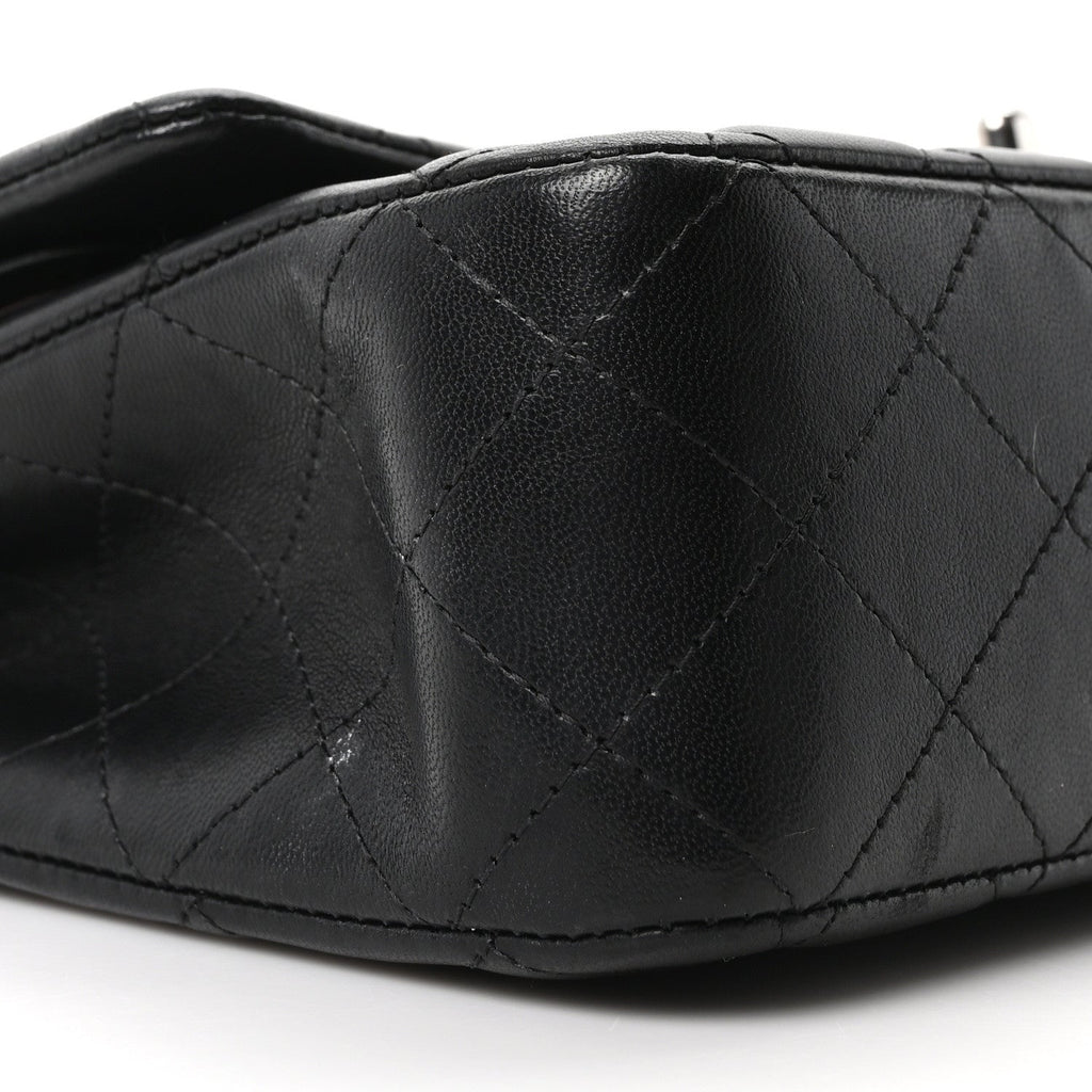 Chanel Lambskin Quilted Medium Double Flap Black