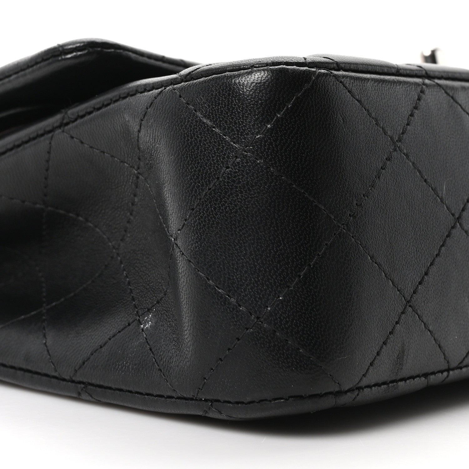 Chanel Lambskin Quilted Medium Double Flap Black