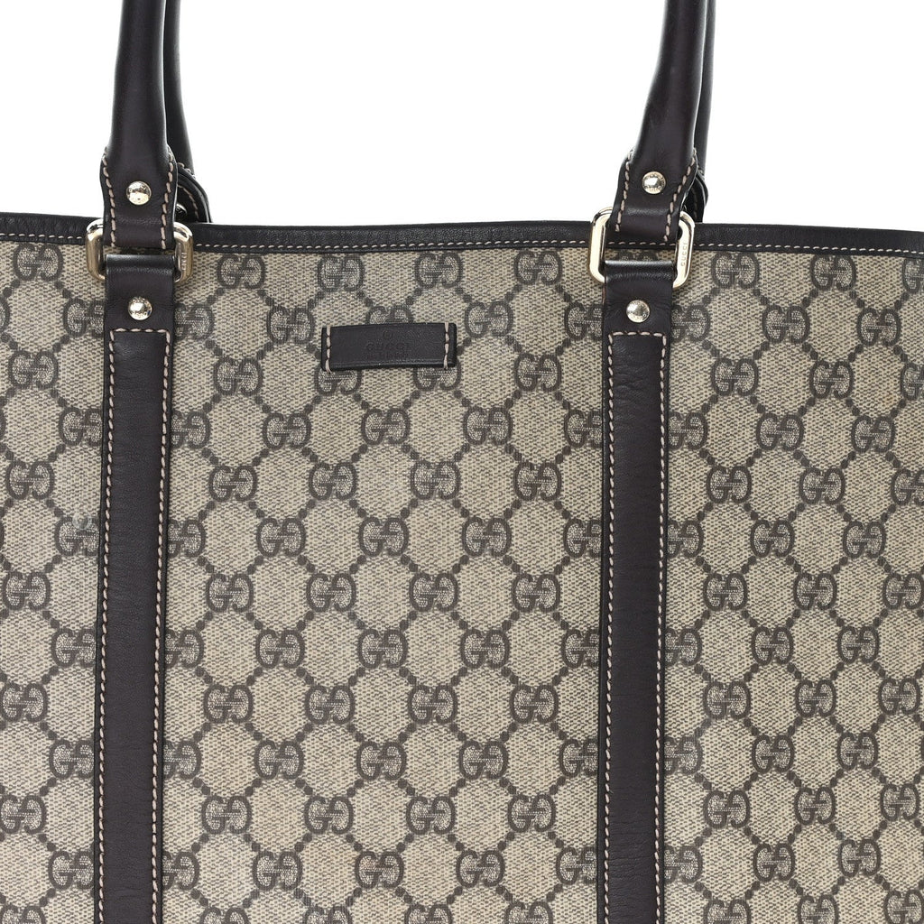 Gucci GG Plus Monogram Joy Vertical Tote Dark Brown