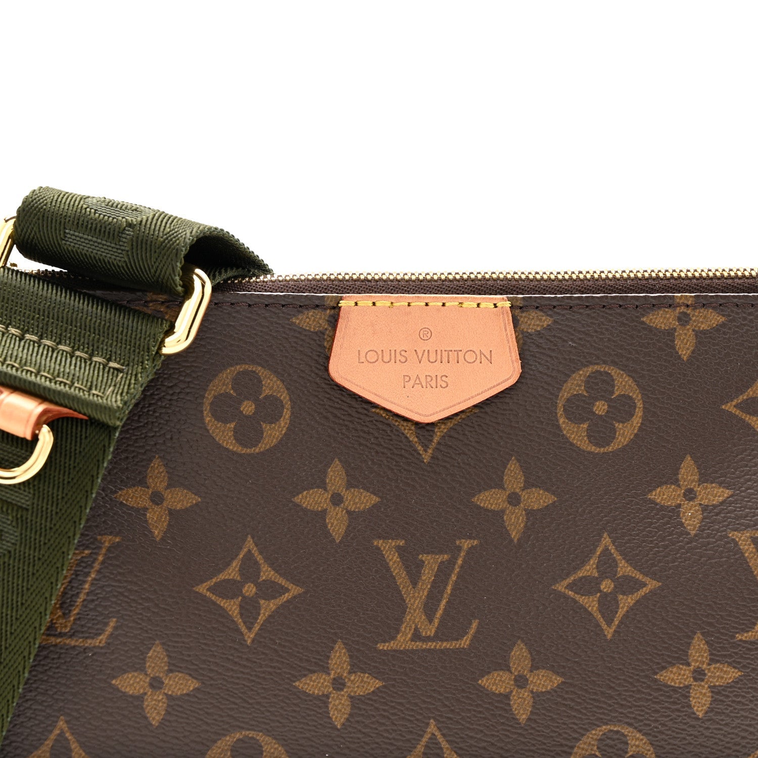 Louis Vuitton Monogram Multi Pochette Accessories Large Pochette Kaki