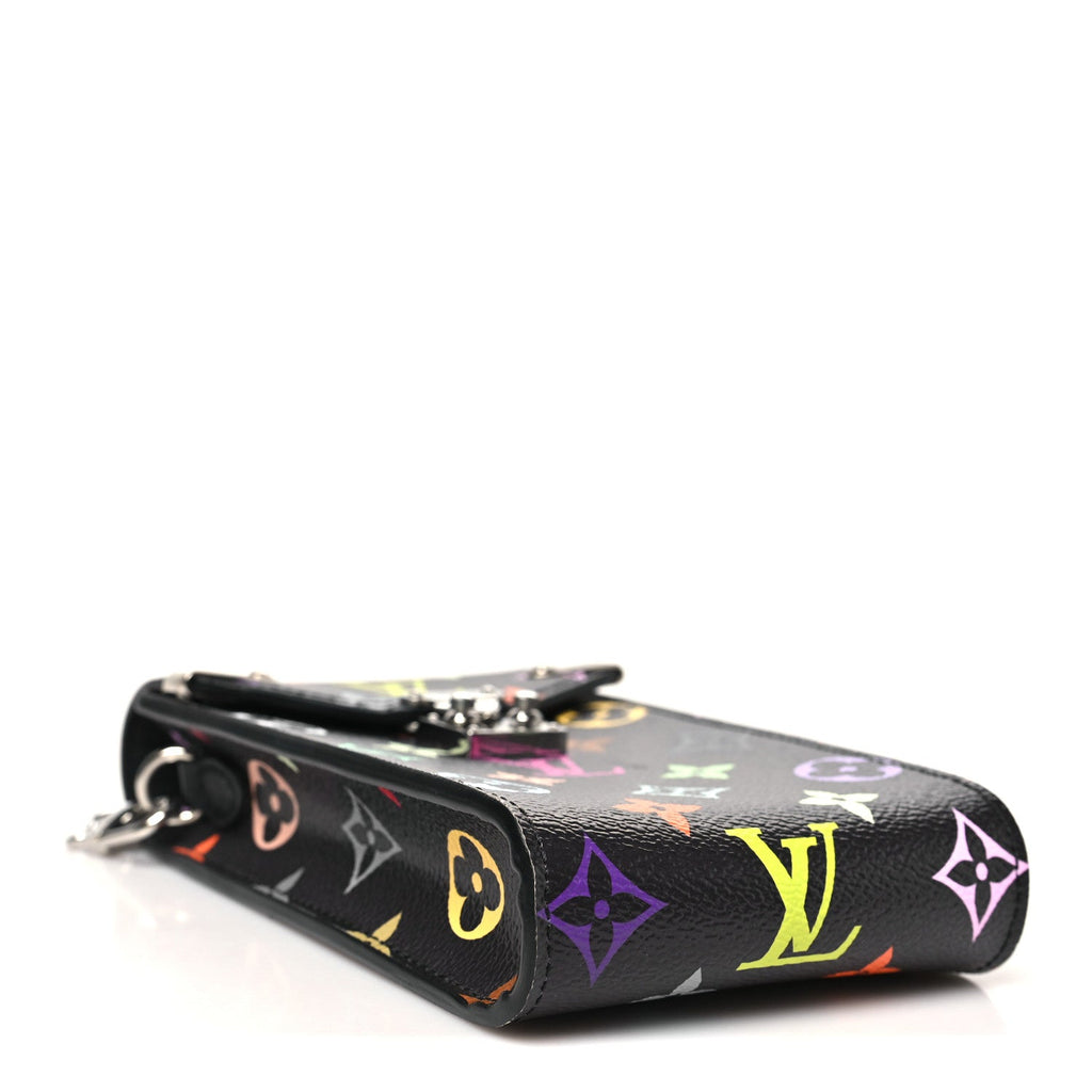 Louis Vuitton LV X TM Monogram Multicolor Phone Pouch Metis Black