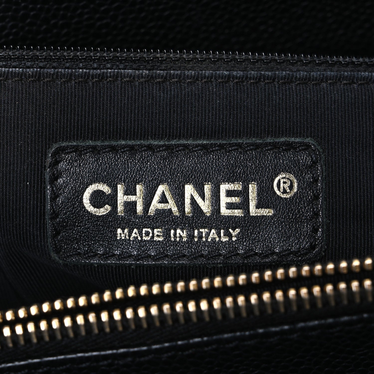Chanel Caviar Quilted Grand Shopping Tote GST Black