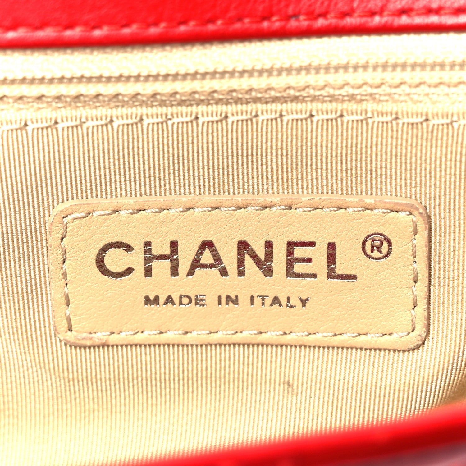 Chanel Patent Quilted Medium Coco Boy Flap Red