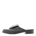 Lambskin Quilted CC Turnlock Mules 37.5 Grey