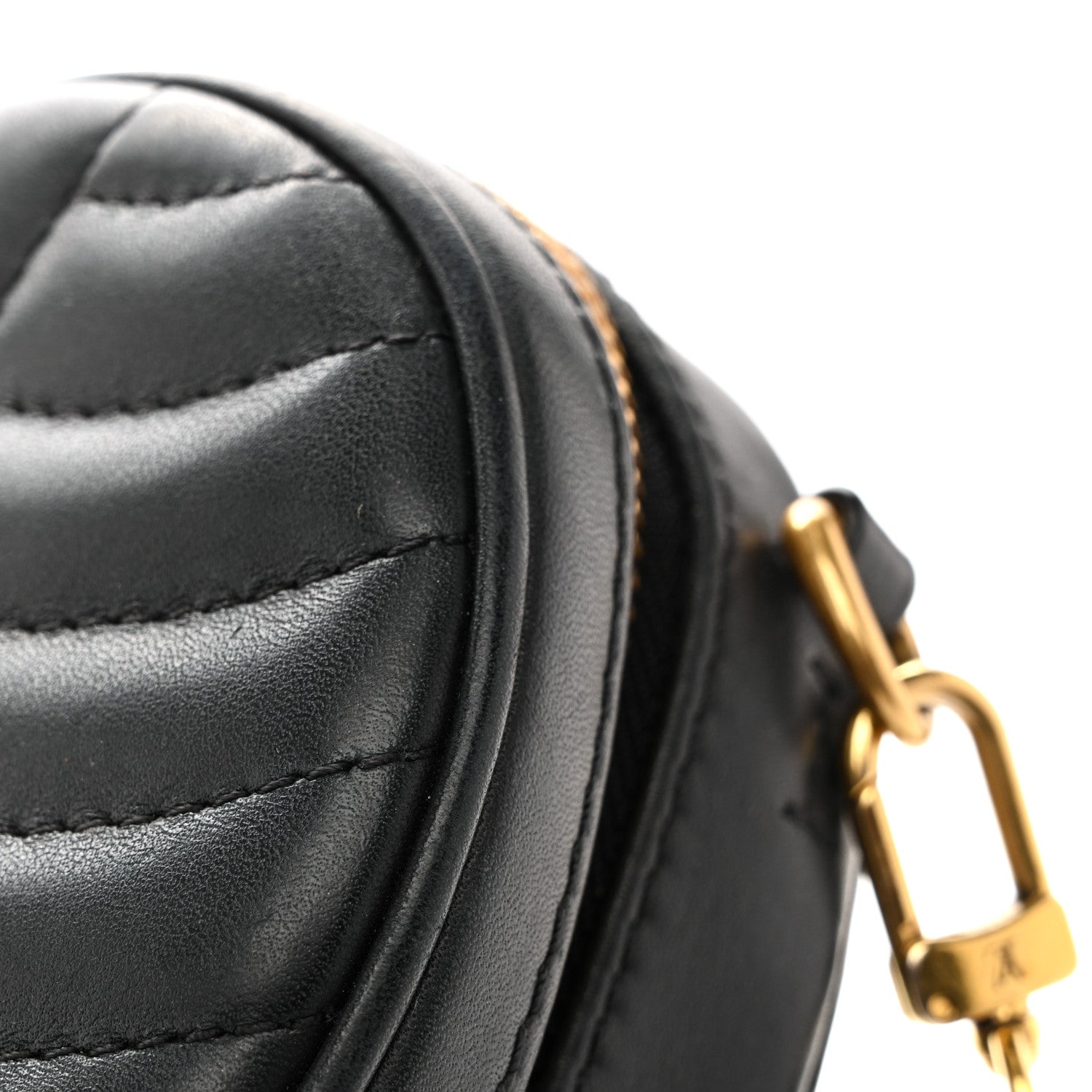 Louis Vuitton Calfskin New Wave Heart Bag Black
