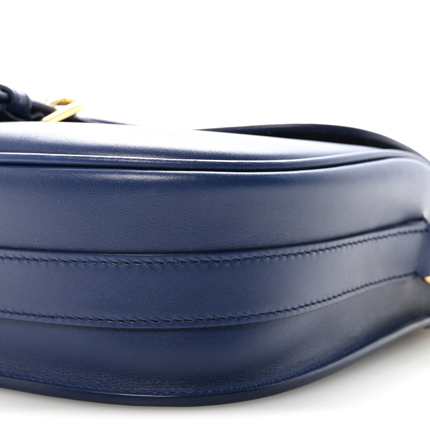 Christian Dior Box Calfskin Medium Bobby Flap Blue