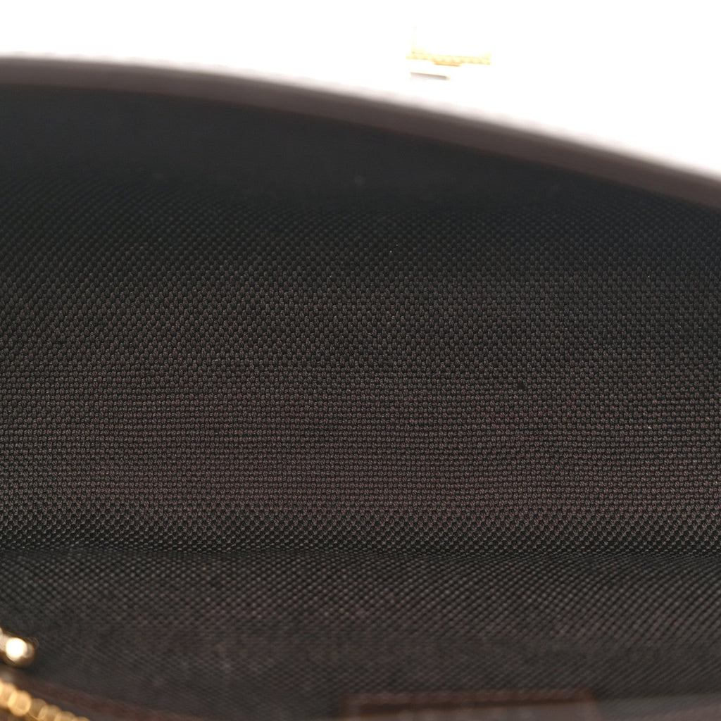 Gucci GG Monogram Small Luce Shoulder Bag Beige Ebony