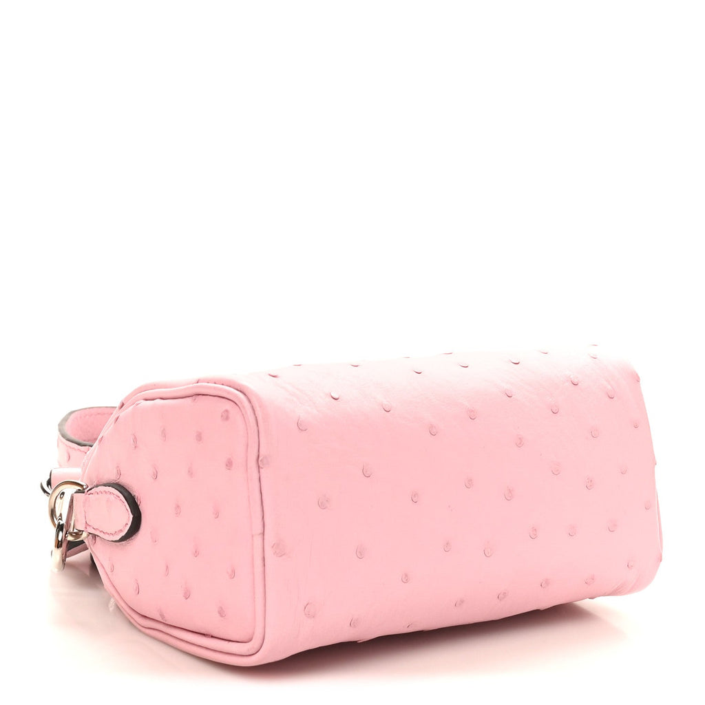 Louis Vuitton Ostrich Speedy   Pink