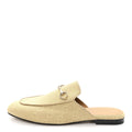 Gucci GG Monogram Canvas Womens Princetown Slippers 40.5 Egypt Salt