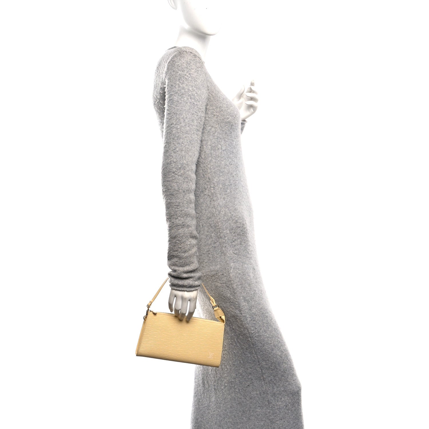 Louis Vuitton Epi Pochette Accessories 24  Vanilla
