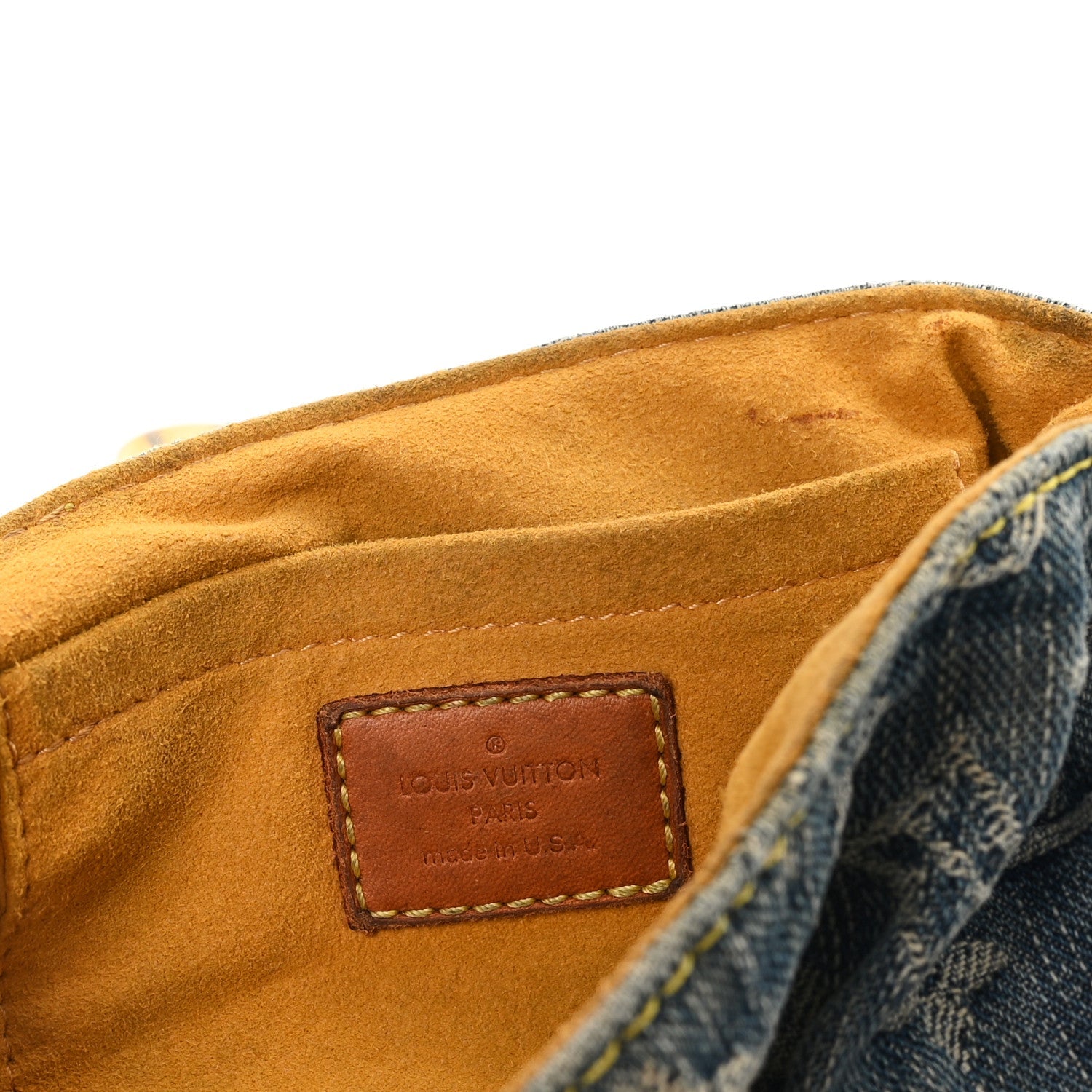 Louis Vuitton Monogram Denim Mini Pleaty Blue