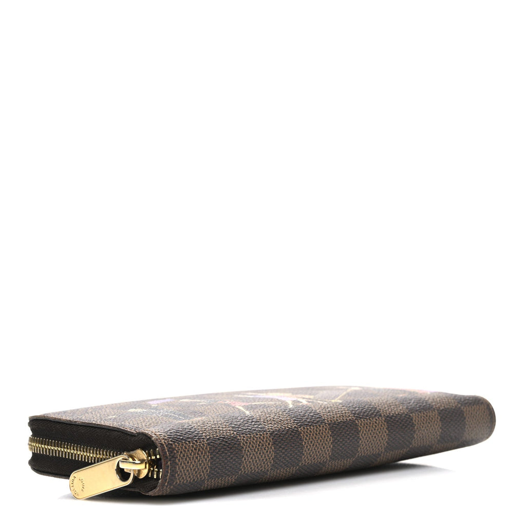 Louis Vuitton Damier Ebene Illustre Zippy Wallet Violet