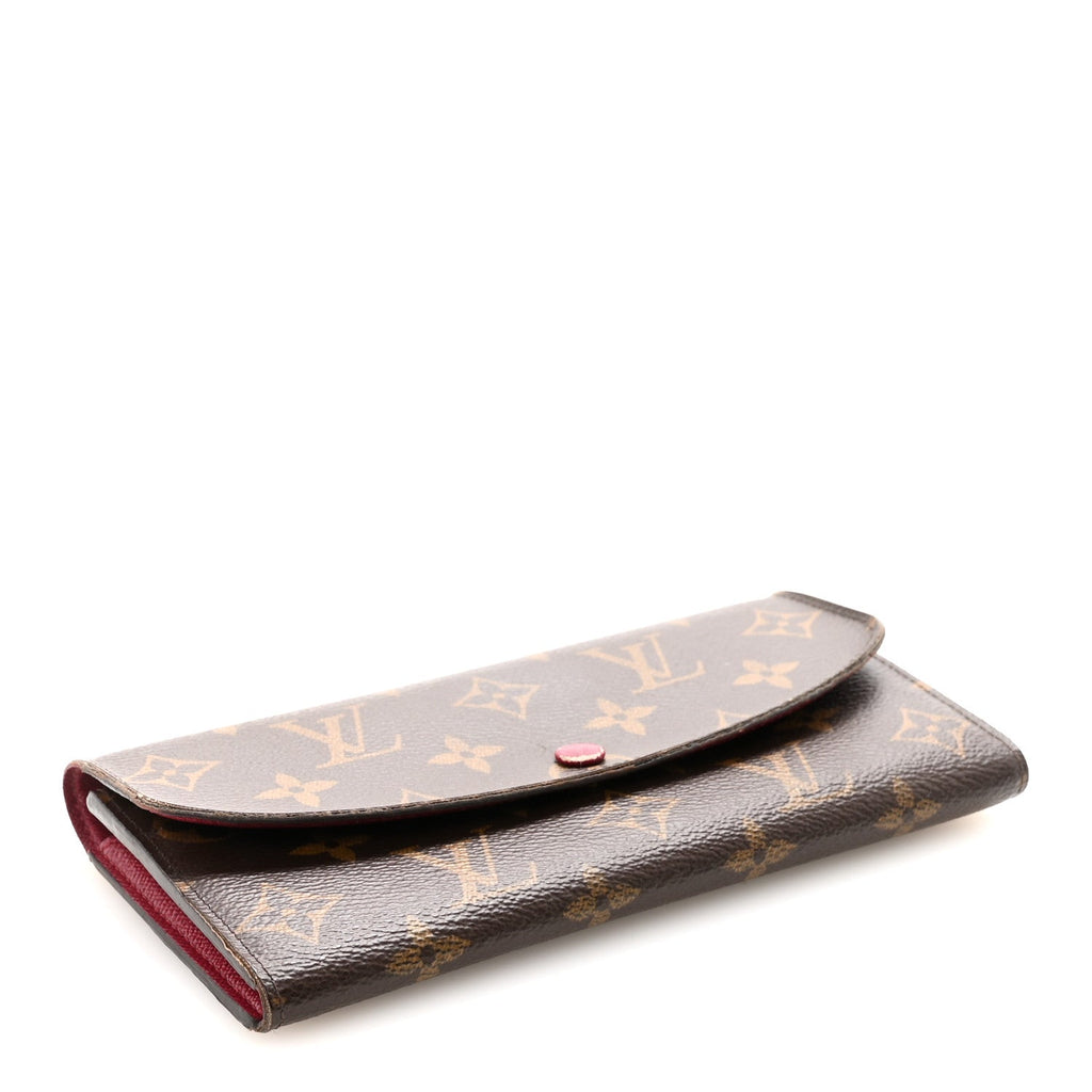 Louis Vuitton Monogram Emilie Wallet Fuchsia