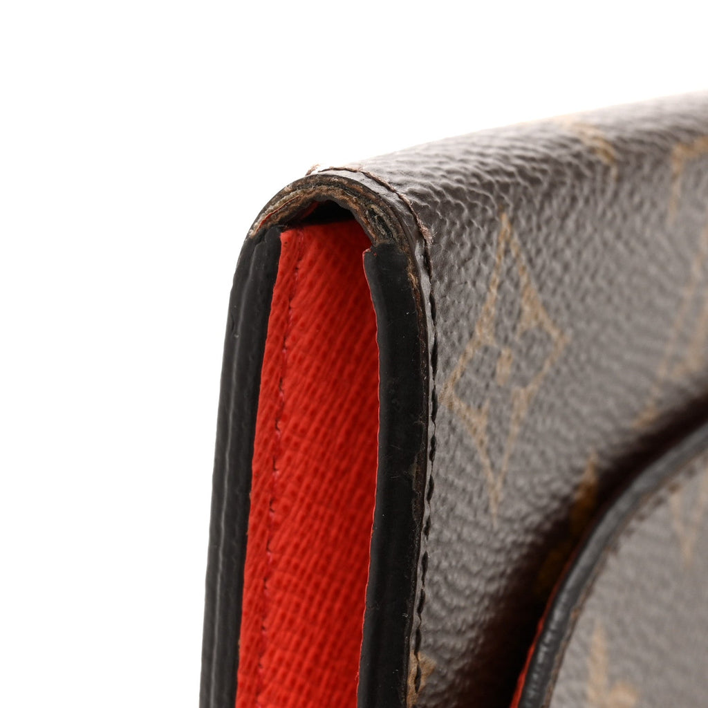 Louis Vuitton Monogram Emilie Wallet Poppy