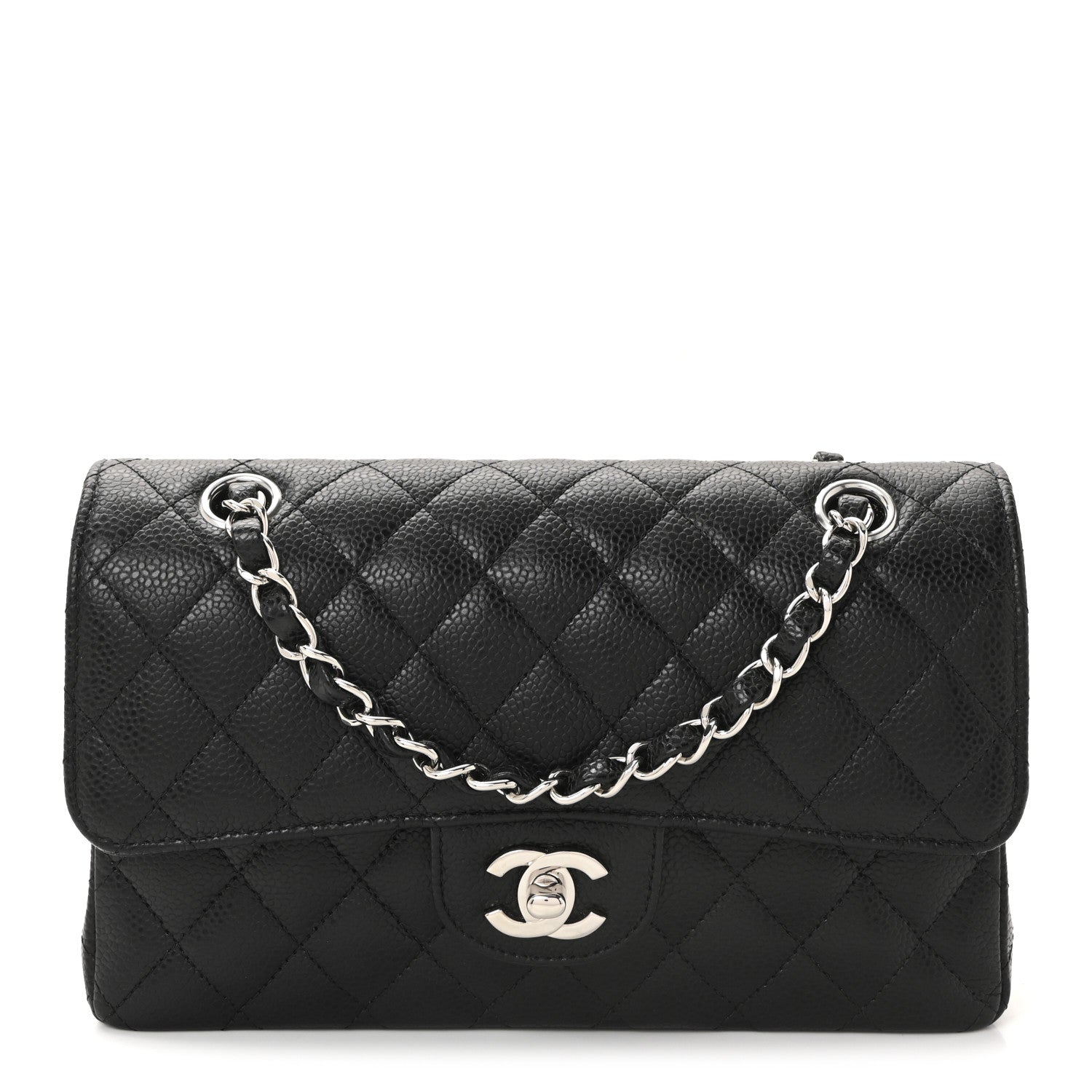 Chanel Caviar Quilted Small Double Flap Black