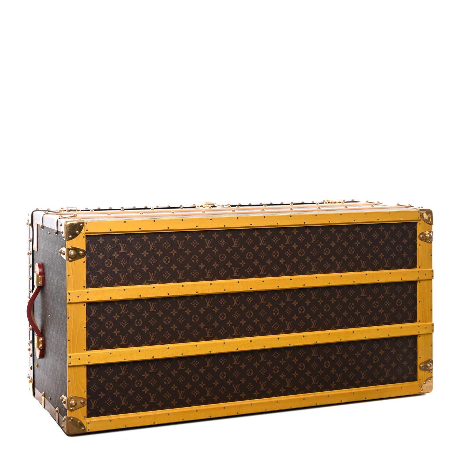 Louis Vuitton Monogram Malle Courrier Lozine Trunk 110
