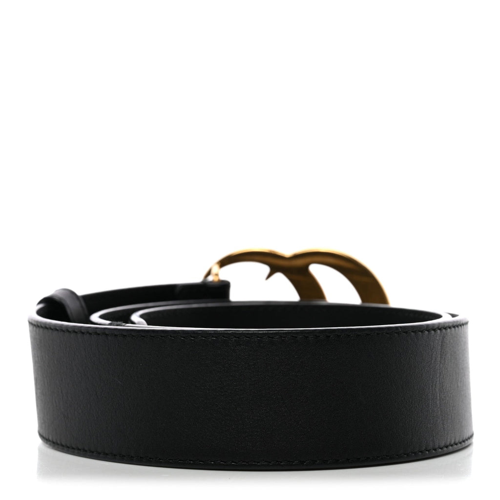 Gucci Calfskin Double G 30mm Belt 70 28 Black