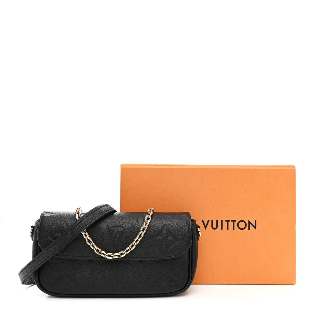 Louis Vuitton Empreinte Monogram Giant Ivy Wallet On Chain Black