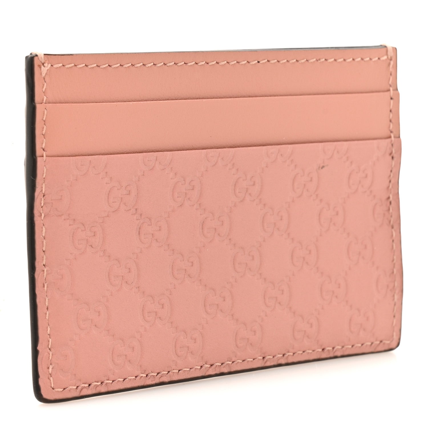 Gucci Microguccissima Card Holder Soft Pink