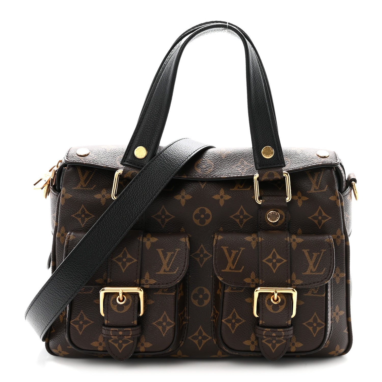 Louis Vuitton Monogram Manhattan NM Black