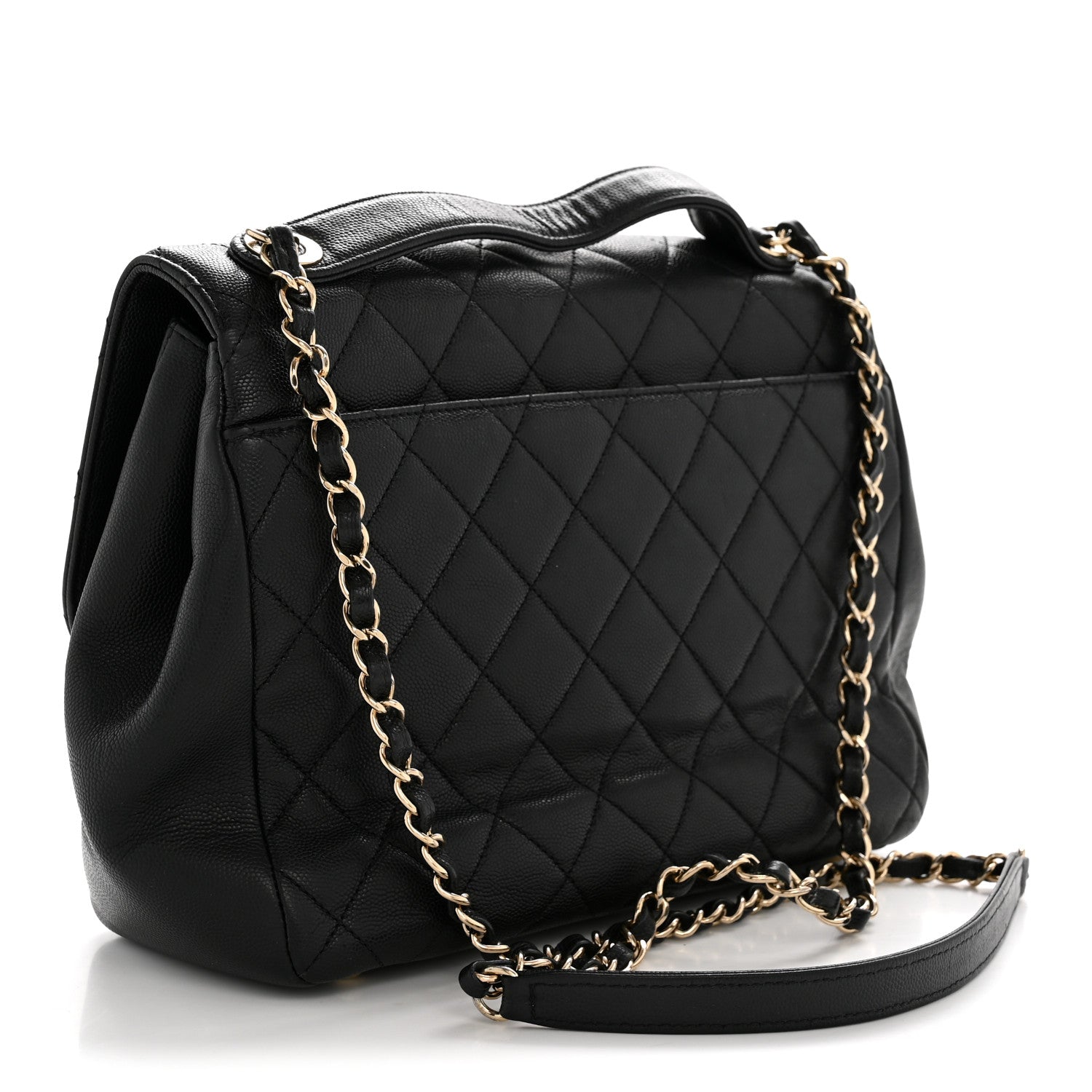 Chanel Caviar Quilted Large Business Affinity Flap Black