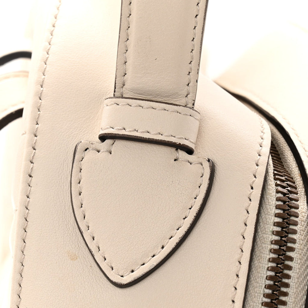 Gucci Calfskin Matelasse GG Marmont Dome Backpack White
