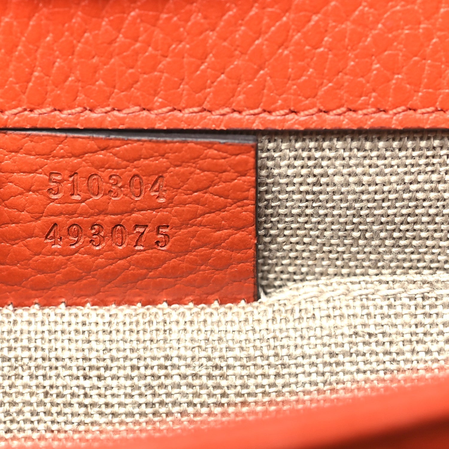 Gucci Dollar Calfskin Small Interlocking G Shoulder Bag Sun Orange