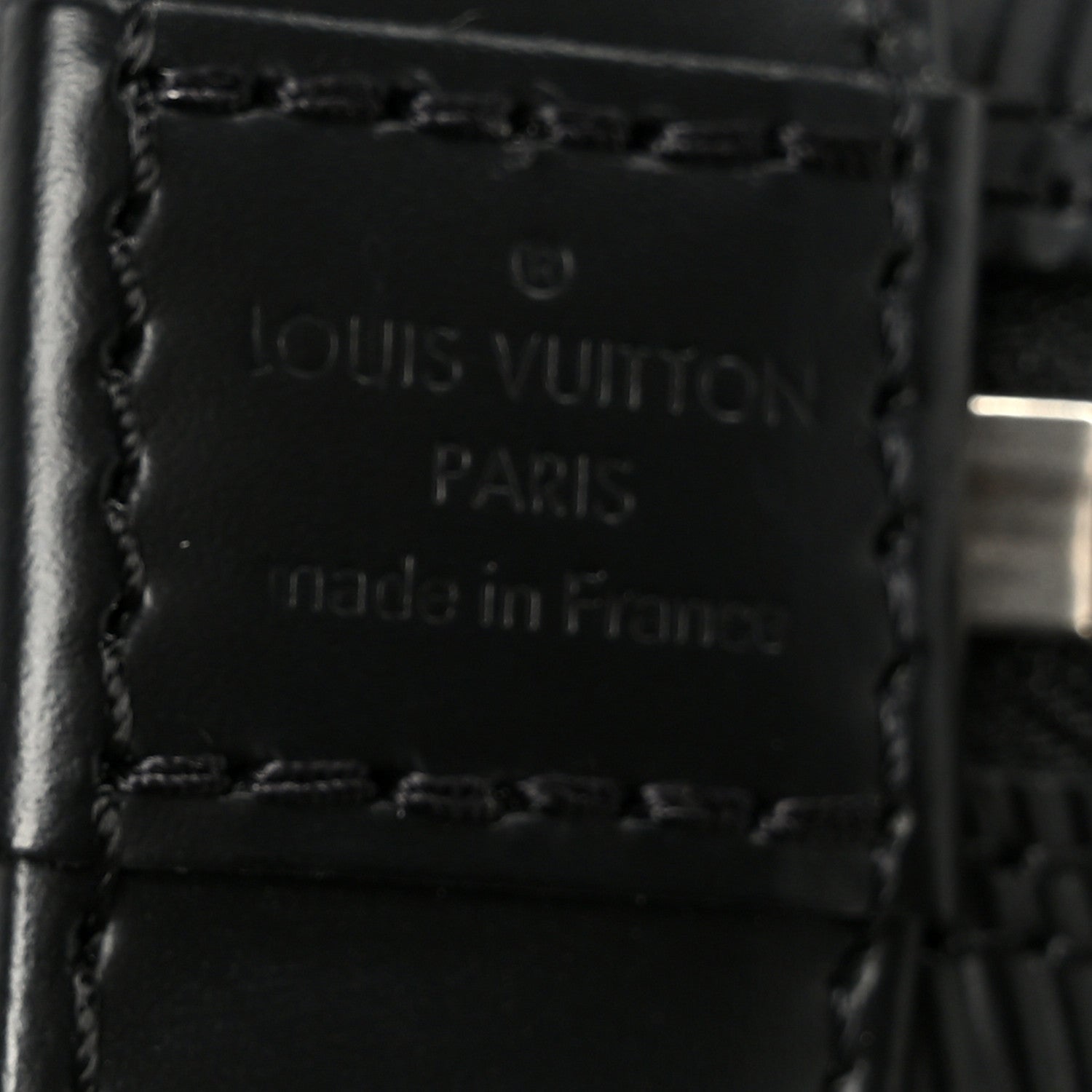 Louis Vuitton Epi Alma BB Black
