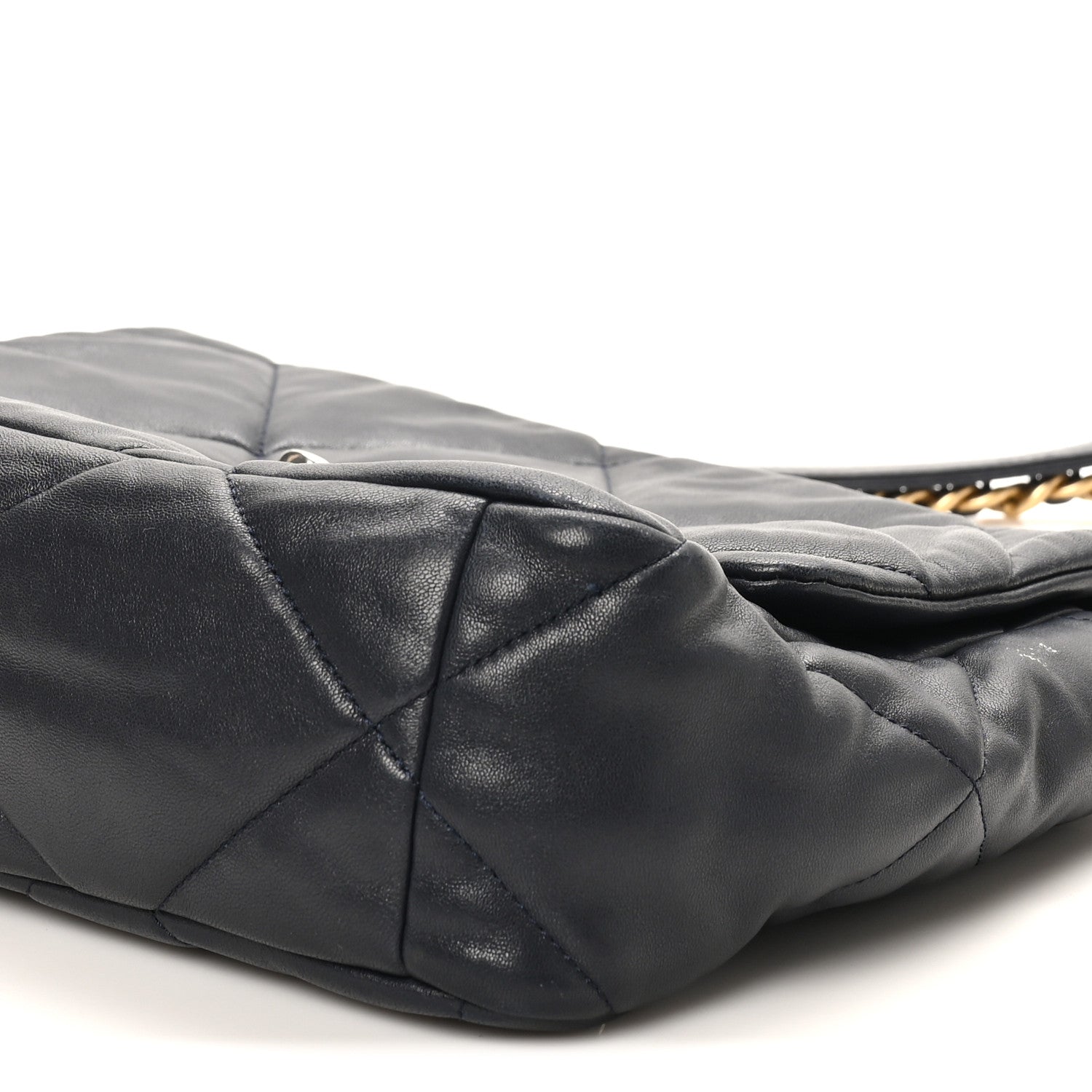 Chanel Lambskin Quilted Large Chanel 19 Flap Black