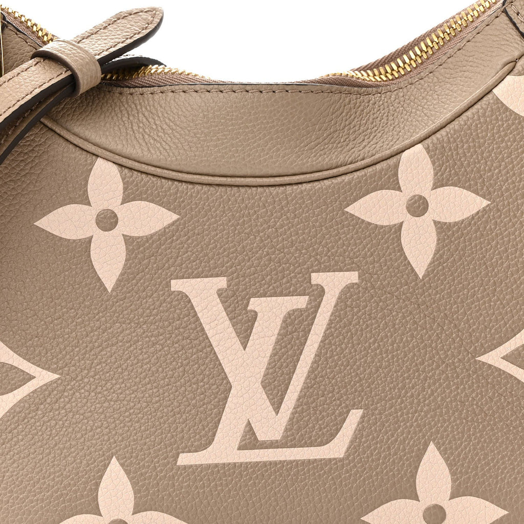 Louis Vuitton Empreinte Monogram Giant Bagatelle NM Tourterelle Creme
